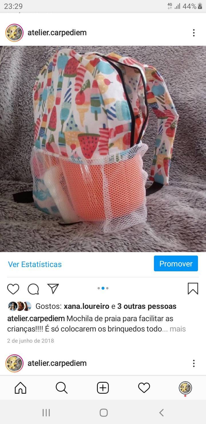 Producto Mochila de praia