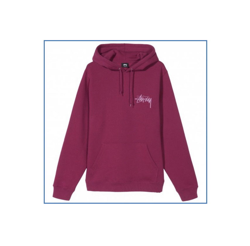 Product STUSSY BASIC HOODIE- WINE