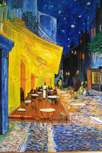 Van Gogh – TERRAÇO DO CAFÉ À NOITE - VÍRUS DA ARTE & CIA.
