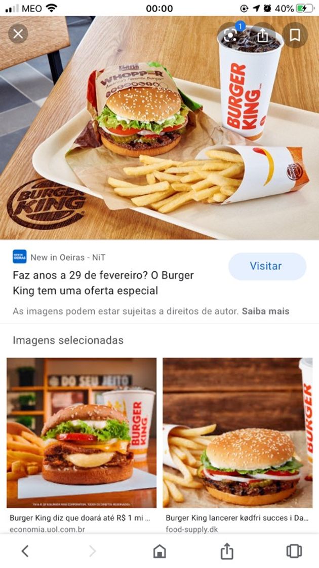 Restaurantes BURGER KING漢堡王