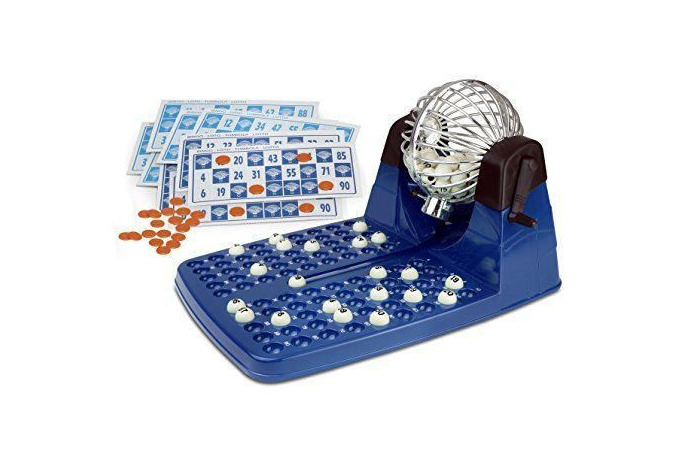 Social Chicos - Lotería automática, 48 cartones, color azul