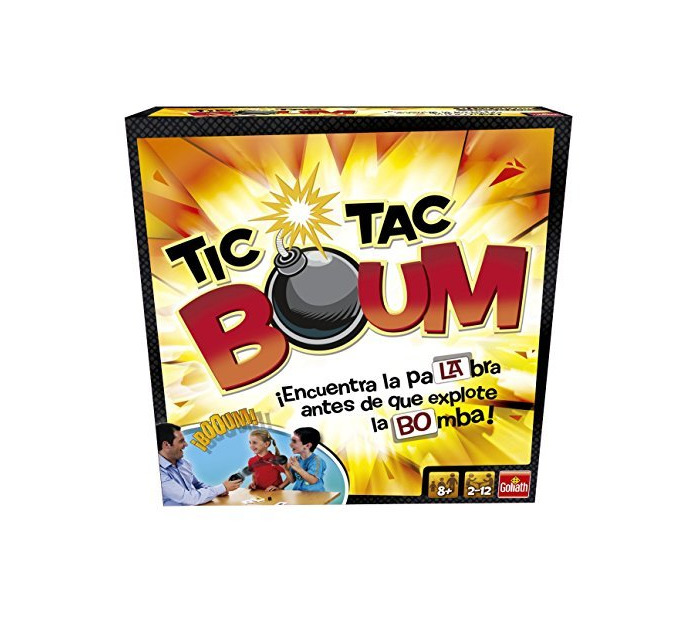 Social Goliath Tic Tac Boum, Juego de Cartas, Encuentra la palabra