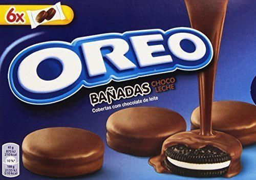 Producto Oreo Bañadas Galletas Cubierto de Chocolate con Leche