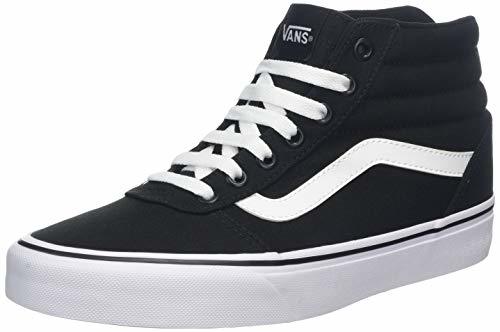Social Vans Ward Hi Mujer, Zapatillas Altas, Negro