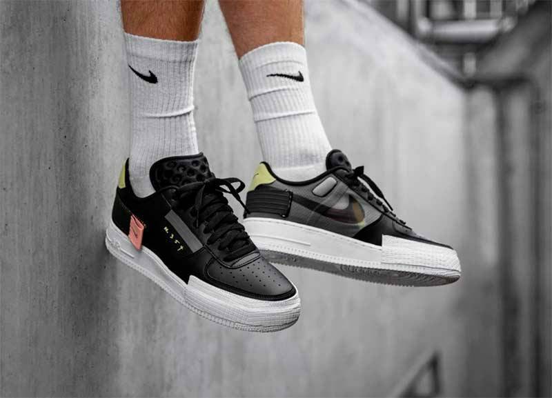 Social Nike Air Force 1 Type Black
