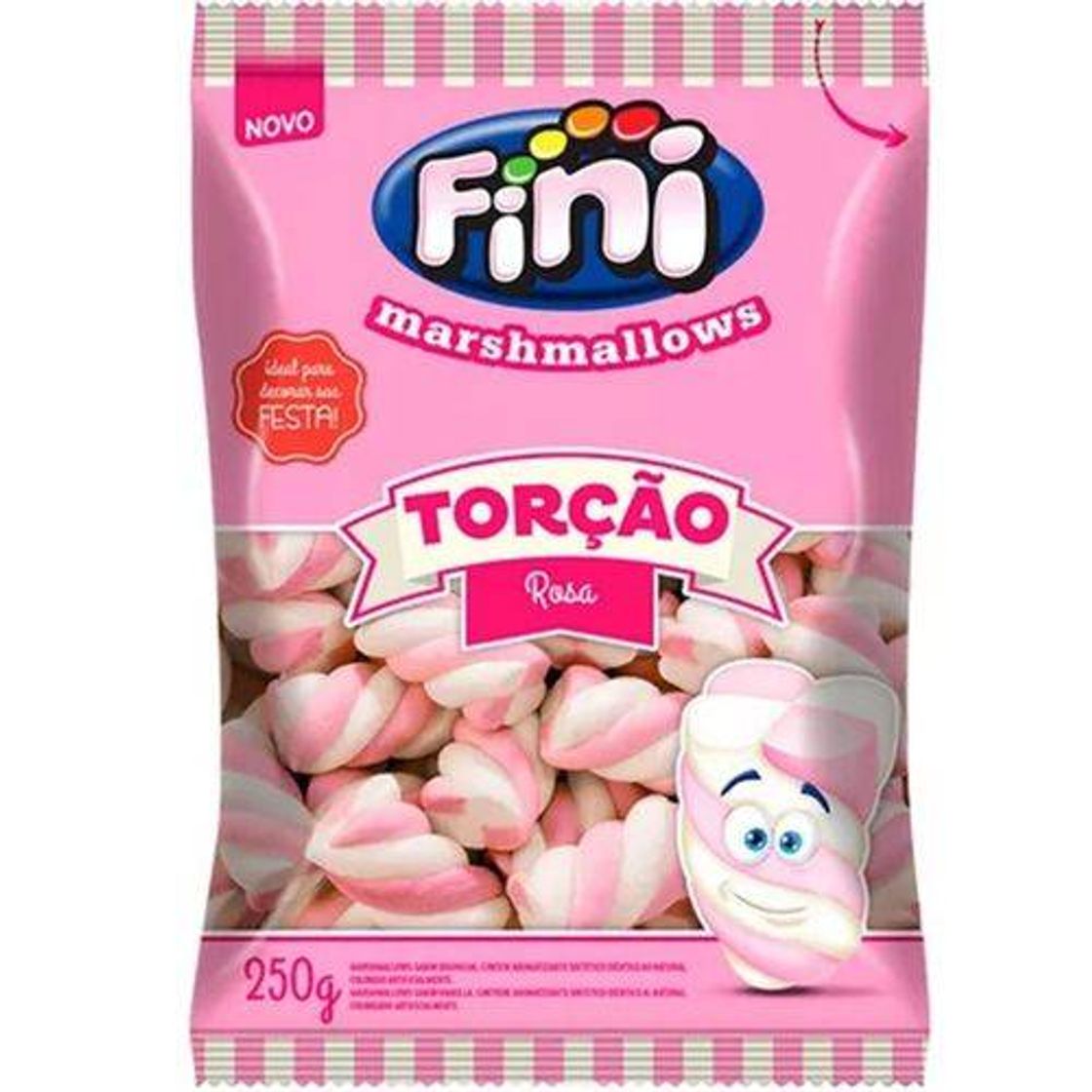 Fashion Marshmallow Torção Rosa 250g

