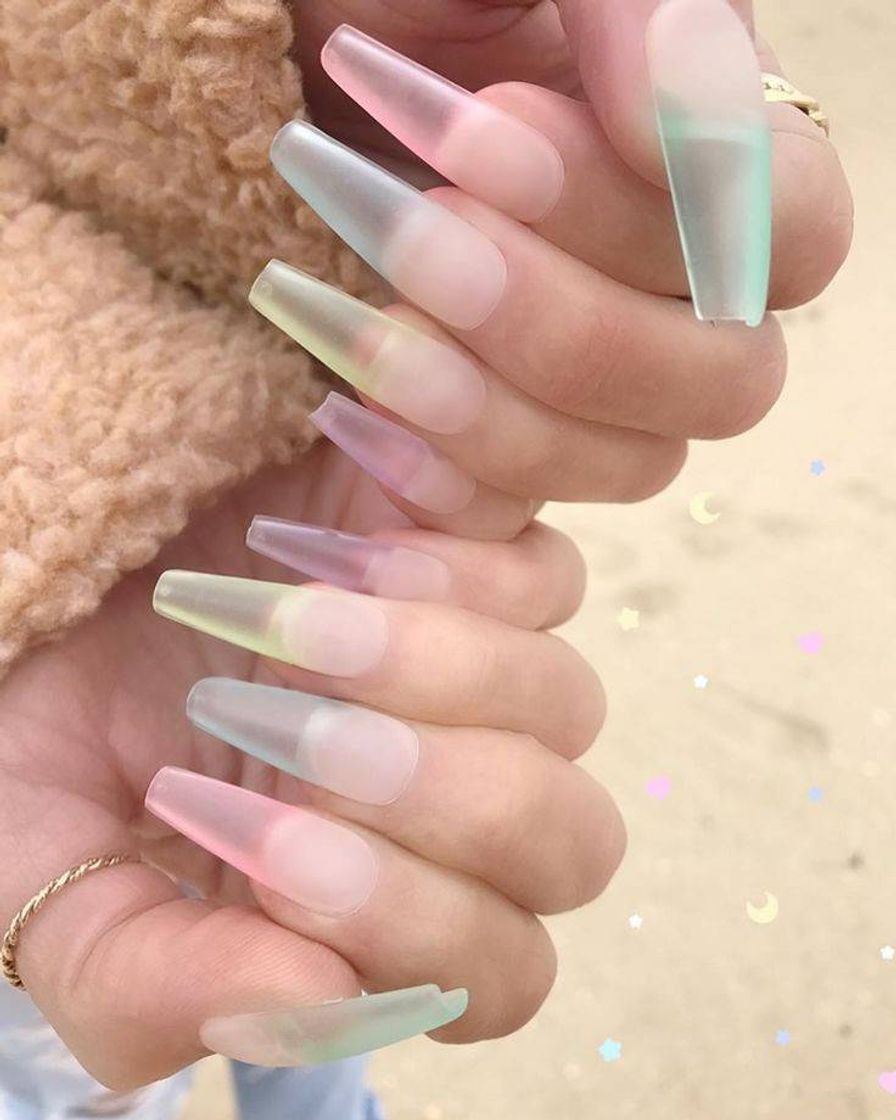 Fashion sea glass nails