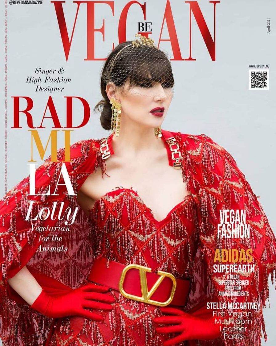 Moda BE VEGAN Mag - RADMILA LOLLY - April/2021 - PLPG GLOBAL MEDI