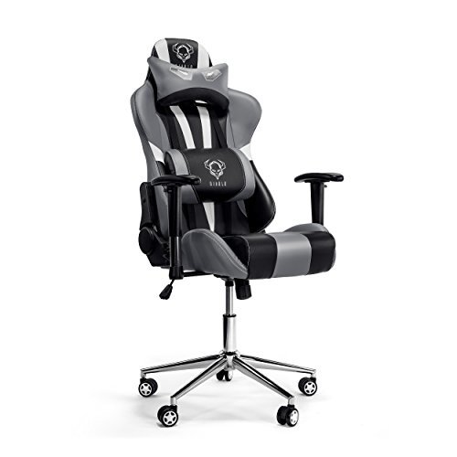 Diablo X-Eye Silla Gamer Apoyabrazos Ajustables Almohada y Cojin Lumbar Mecanismo de