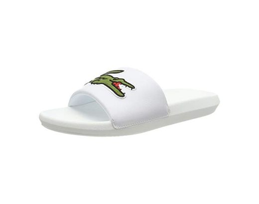 Lacoste Croco Slide 319 4 US CMA, Sandalias de Punta Descubierta para