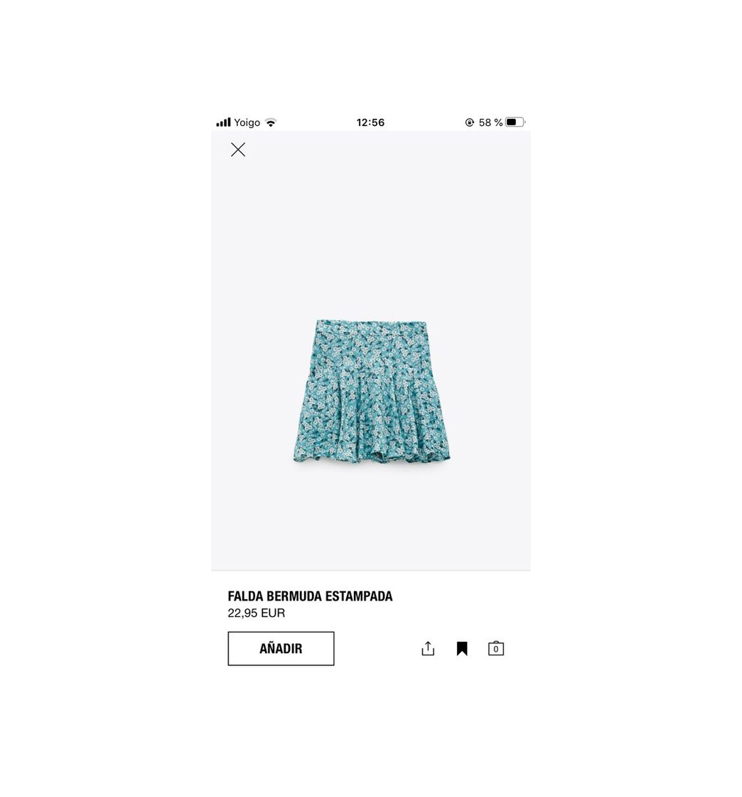 Social Falda de flores