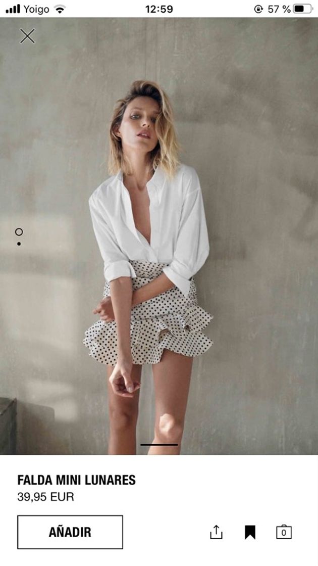 Social FALDA MINI LUNARES | ZARA España