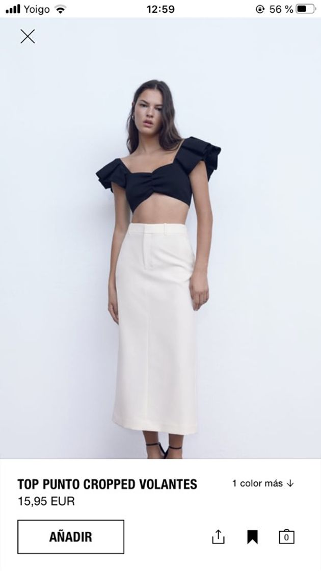 Social TOP PUNTO CROPPED VOLANTES 