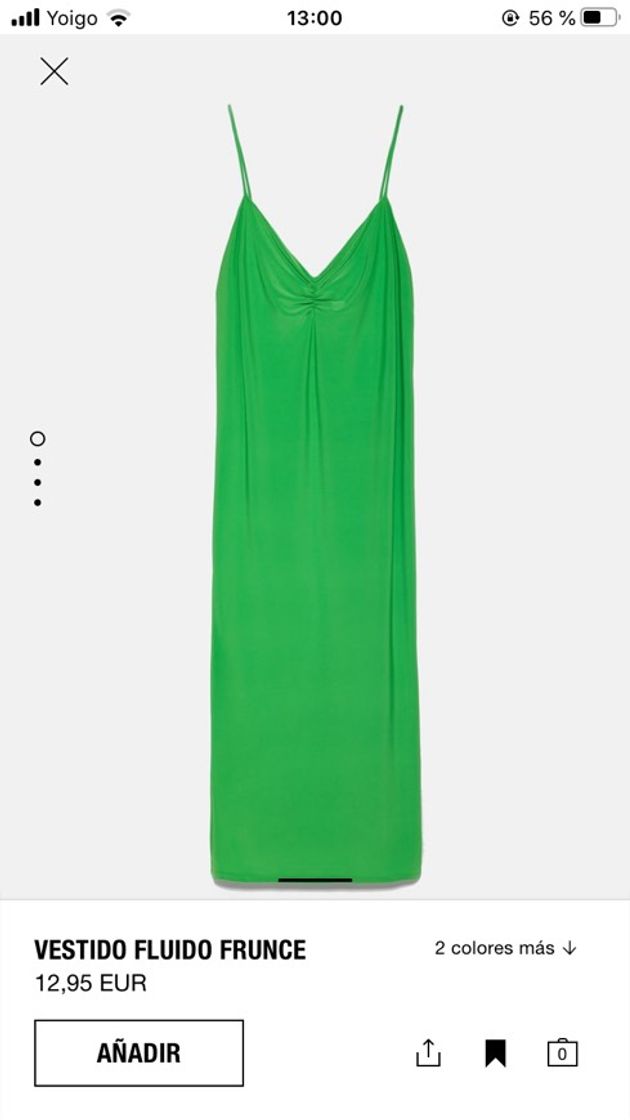 Social VESTIDO FLUIDO FRUNCE