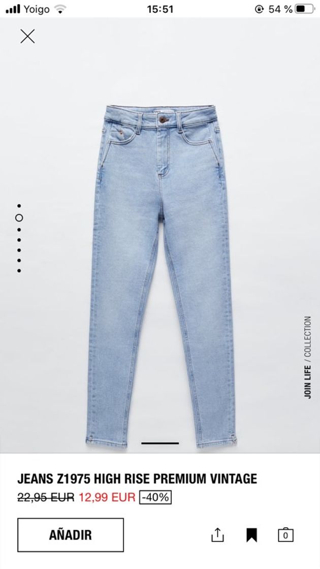 Fashion Z1975 HIGH RISE PREMIUM VINTAGE JEANS | ZARA United States