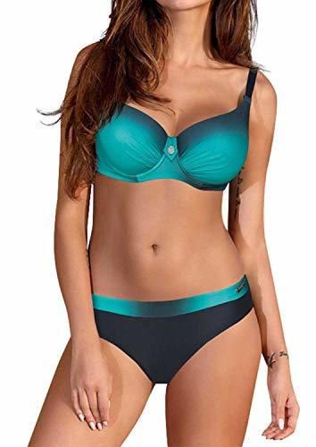 UMIPUBO Bikini Mujer Trajes de Baño con Relleno Push-Up Acolchado Bra Tops