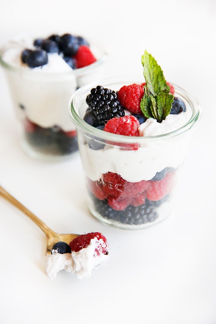 Moda Vegan berries and cream