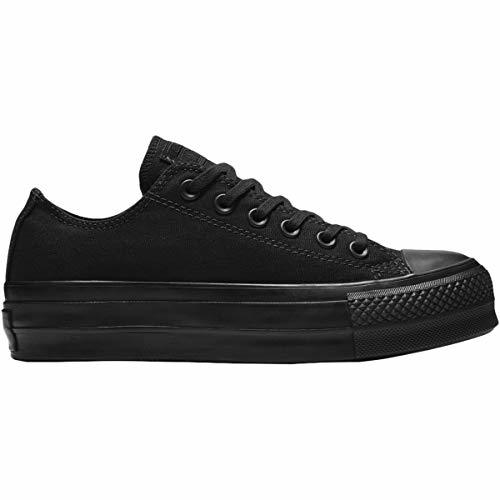 Fashion Converse C Taylor All Star Lift Clean OX Chuck Sneaker Canvas Black