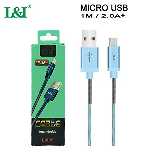 Place Cable Micro USB Carga Rápida/ 1m L&I 2A+ Cable USB para cargar