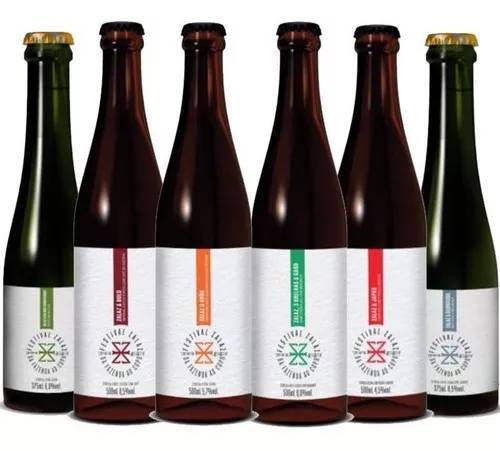 Fashion Kit De Cervejas Zalaz Edição Limitada Contendo 6 Rótulos

