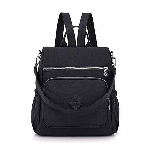 WEILLCCE Bolsos para Mujer Mochila de Mujer Mochila Impermeable de Nylon Bandolera