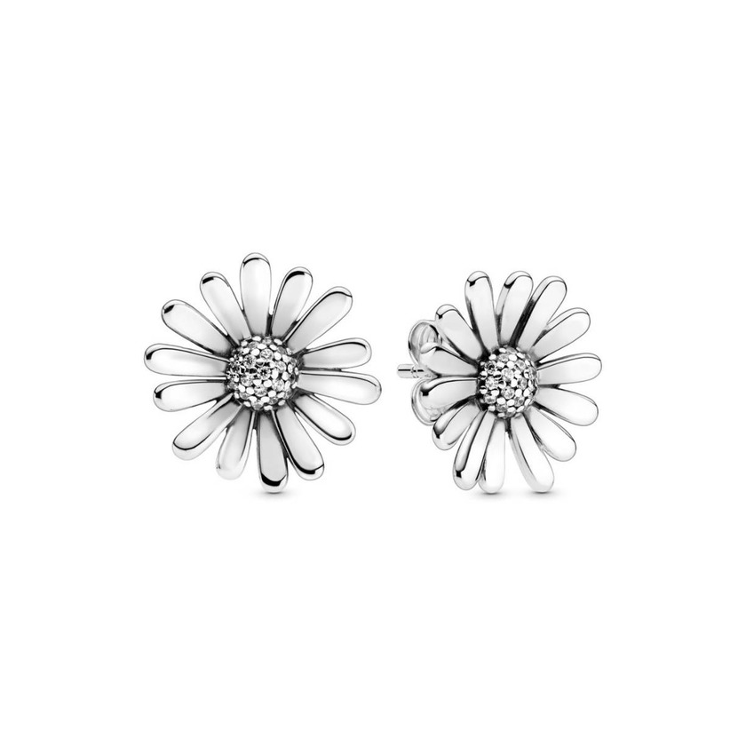 Product Brincos Pavé Daisy Flower Statemen