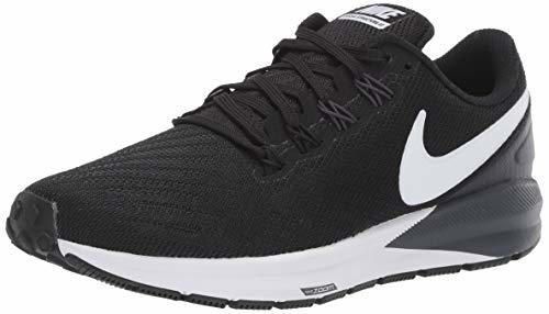 Nike W Air Zoom Structure 22, Zapatillas de Running para Mujer, Negro