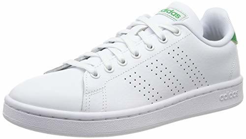Social adidas Advantage, Zapatillas de Gimnasia para Hombre, Blanco
