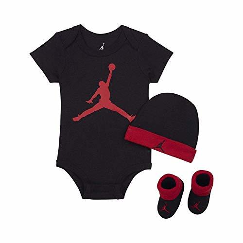 Product Jordan Baby - Juego de 3 Piezas, 6-12 Meses, Negro