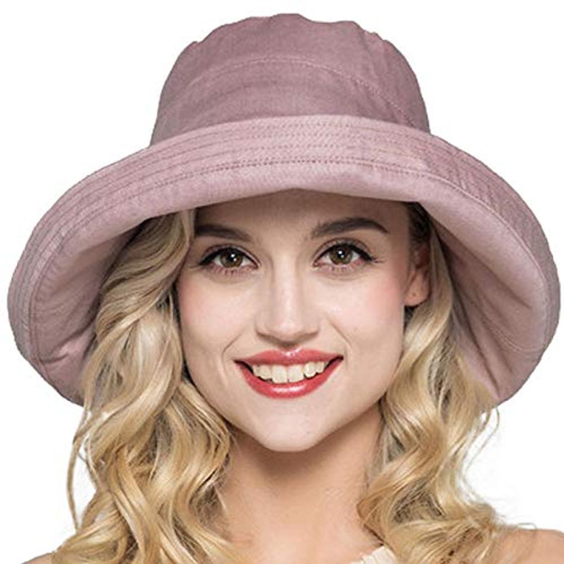 Moda AIMICONG Sombrero Summer Womens Cotton Wide Brim Sun Hats Plegable Casual Viseira Feminina Fashion Sun Visor Caps Bucket Hat Chapeu Feminino G