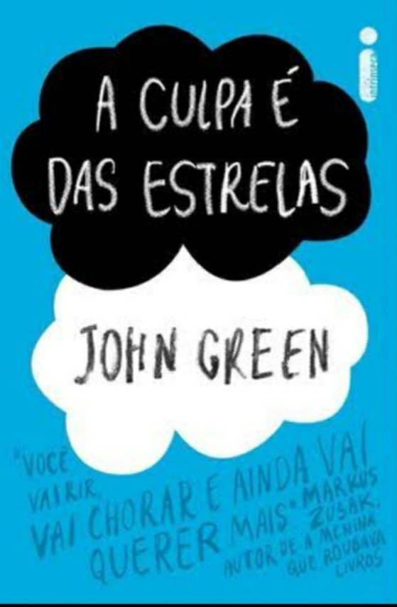 Books A culpa é das estrelas-John Green