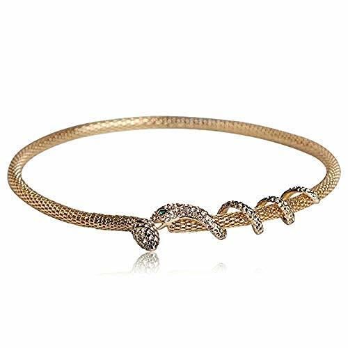 SYFXD Collar Sexy Serpiente Gargantilla Collar Colar Masculinos Colares Acceories Joias Ouro