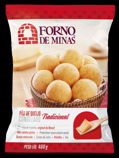 Pão de Queijo Tradicional FORNO DE MINAS 400g 