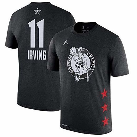LXY-Sports Camiseta NBA Boston Celtics 11 Kyrie Irving Camiseta Informal Suelta Impresa