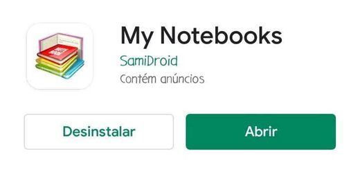 App My notebooks