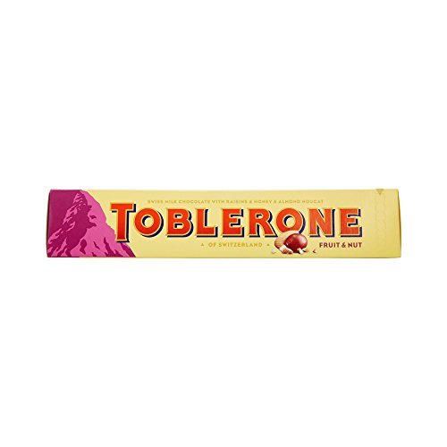 Toblerone gran barra de frutas y nueces Chocolate