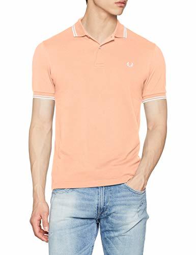 Moda Fred Perry Twin Tipped Shirt Polo, Rosa