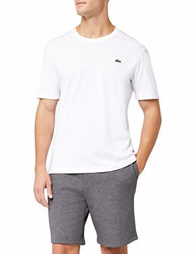 Lacoste TH7618, Camiseta para Hombre, Blanco