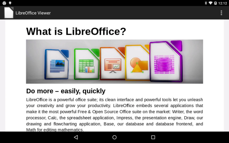 App LibreOffice Viewer