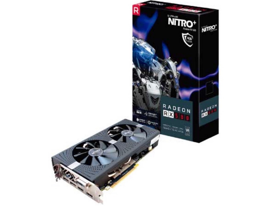Social Placa Gráfica Sapphire Radeon RX 580 NITRO+ 4GB OC W/BP