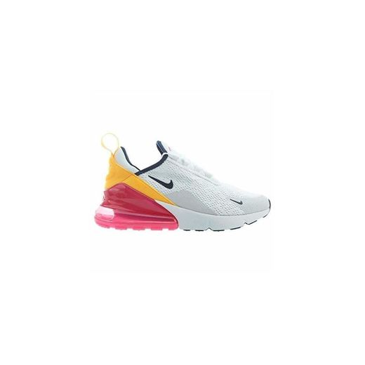 NIKE Air MAX 270 W Zapatillas Moda Mujeres Blanco/Naranja/Rosa