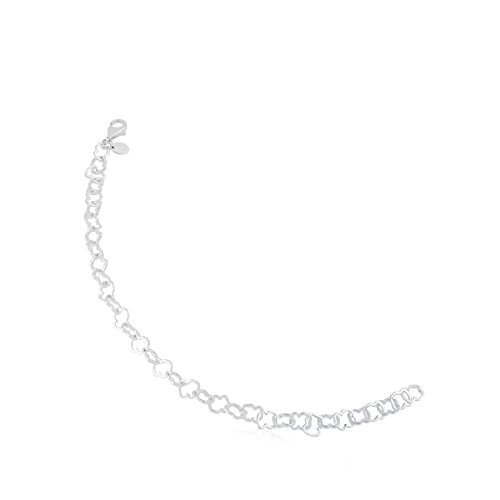 Social TOUS New Carrusel - Pulsera de Plata de Primera Ley con Eslabones