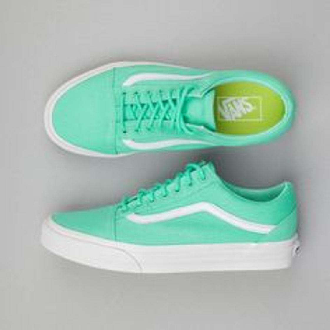 Fashion Vans Old Skool Neptune Zapatillas Mujer Verde 35