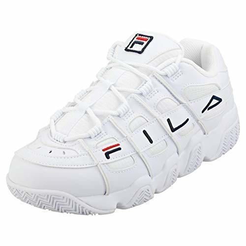 Fashion Fila Uproot Hombres Blanco/Azul Marino/Rojo Zapatillas-UK 9