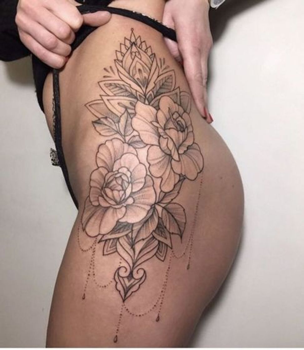 Moda Tatuagens Femininas na Coxa 