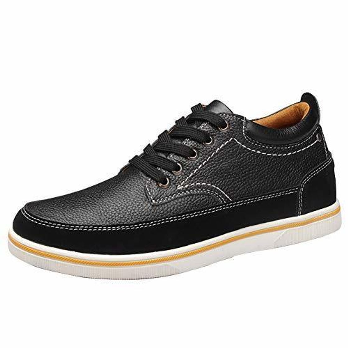 Productos ailishabroy Zapatillas Hombre Zapatos de cuero genuino Zapatillas de Alto Aumentado 6