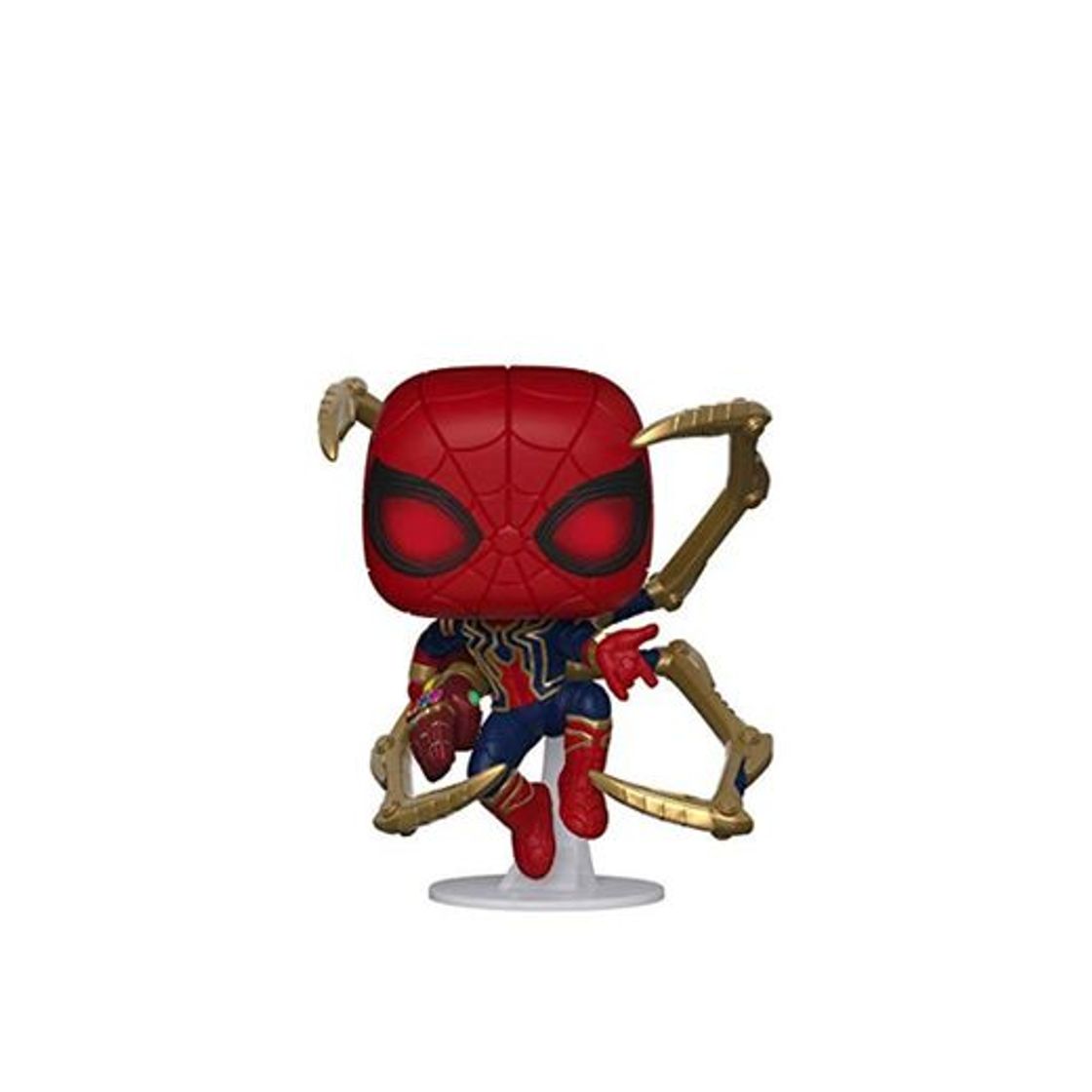 Social Funko- Pop Marvel: Endgame-Iron Spider w/NanoGauntlet Colctib Toy, Multicolor, Talla Única