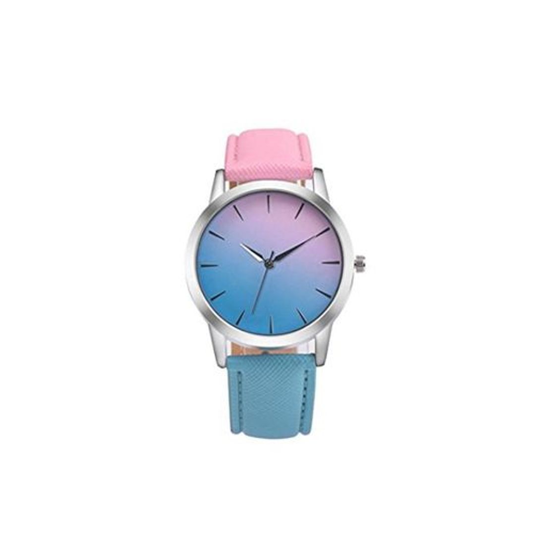 Moda ZARLLE Reloj De Las Mujeres, Reloj Retro Arco Iris De DiseñO Banda