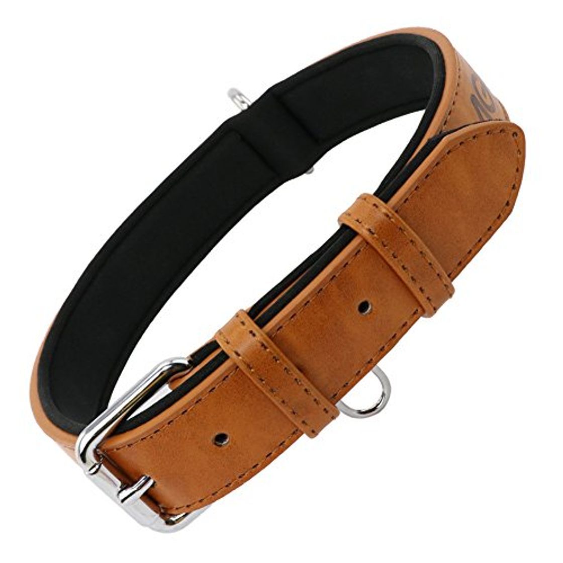 Producto Grand Line Collar de Perro de Cuero Duradero Acolchado Suave con Perforador