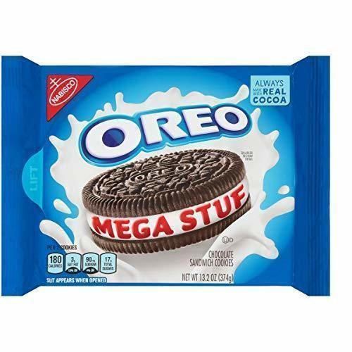 Social Mega Stuf Oreo Chocolate Sandwich Cookies